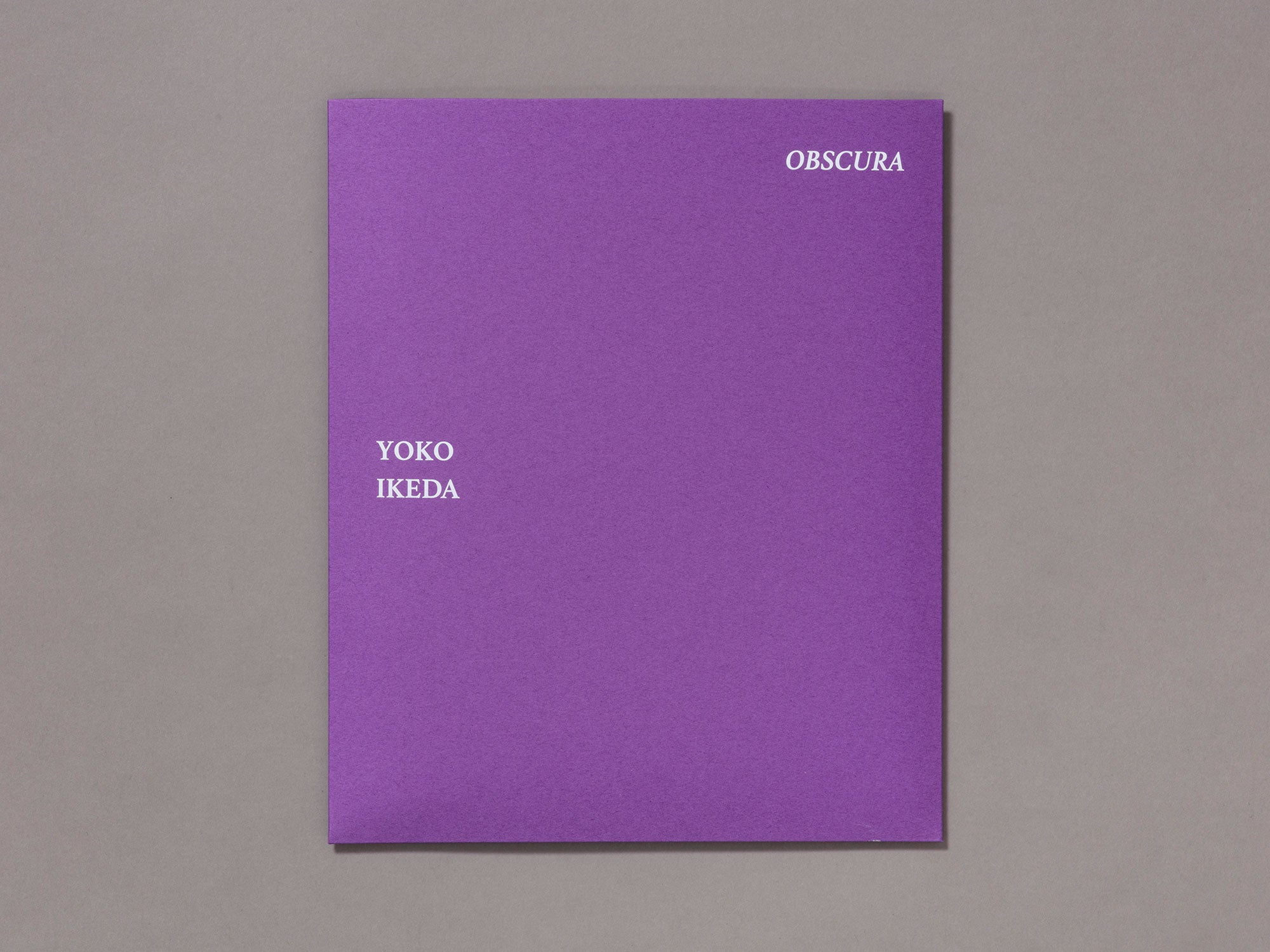 *Special Edition* Yoko Ikeda - Obscura