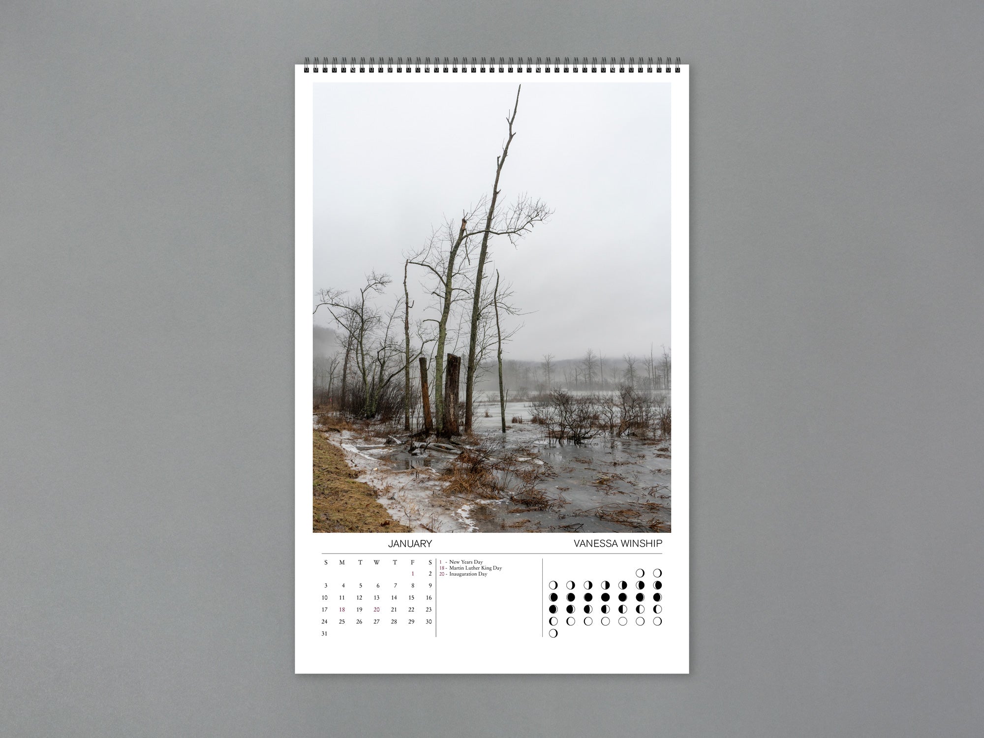 2021 Calendar - Nelson Chan, Kris Graves, Tania Franco Klein, Bryan Schutmaat, Ed Templeton, Vanessa Winship