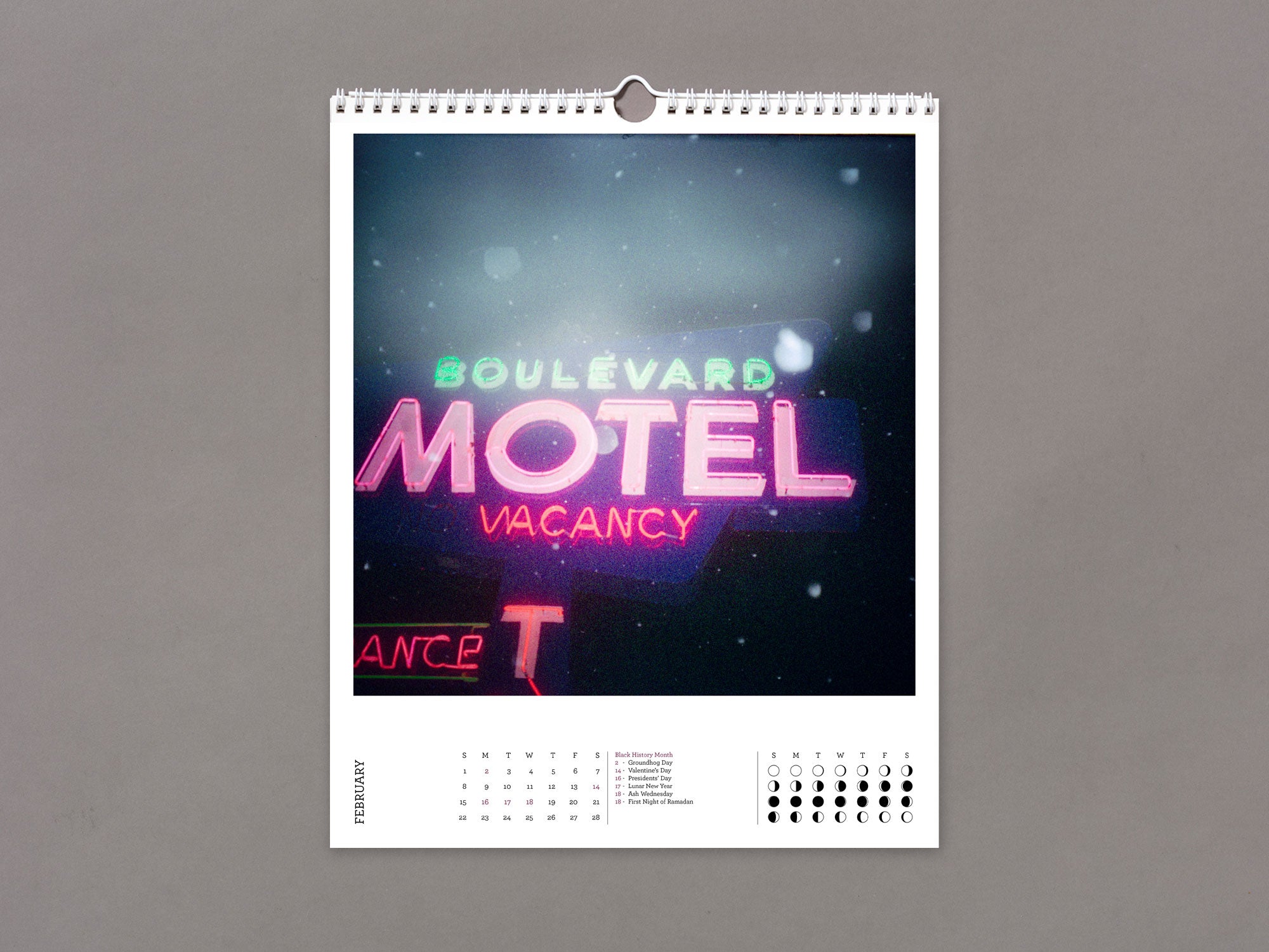 2026 Calendar - Todd Hido