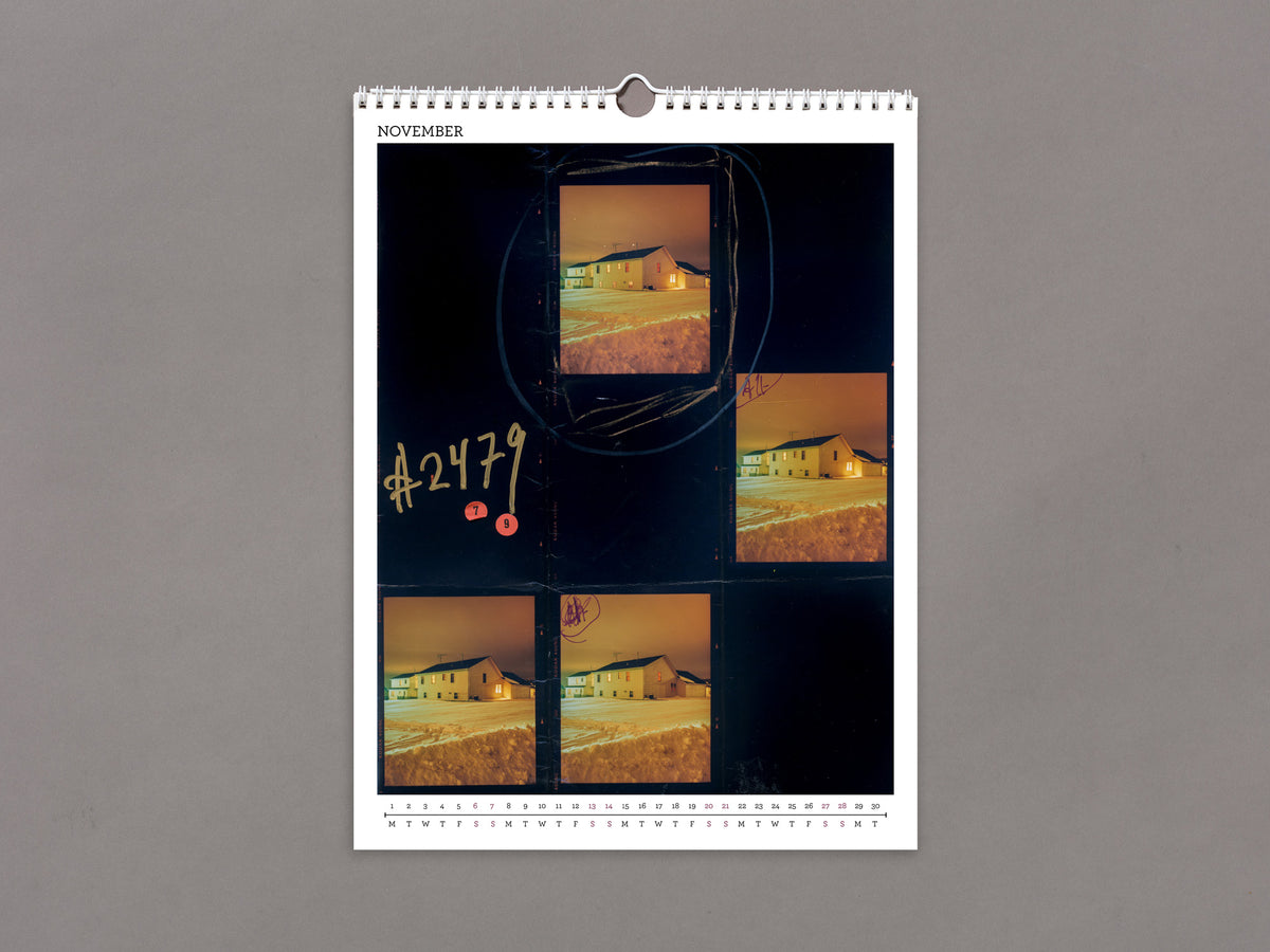 2027 Calendar - Todd Hido
