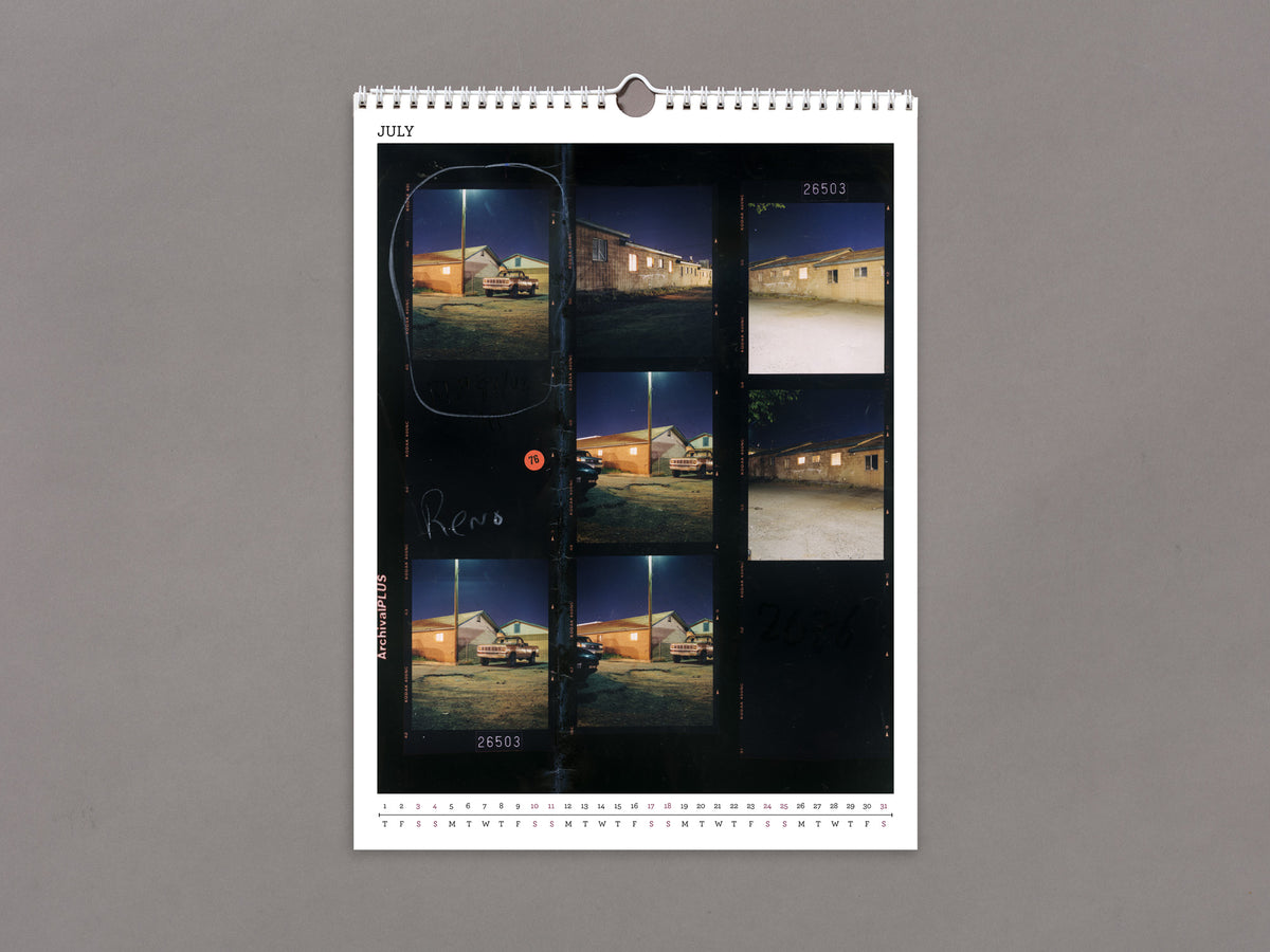 2027 Calendar - Todd Hido