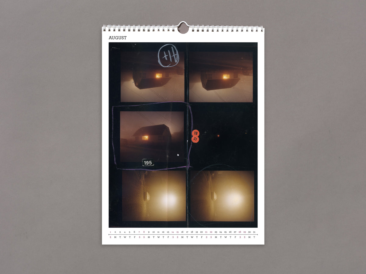 2027 Calendar - Todd Hido
