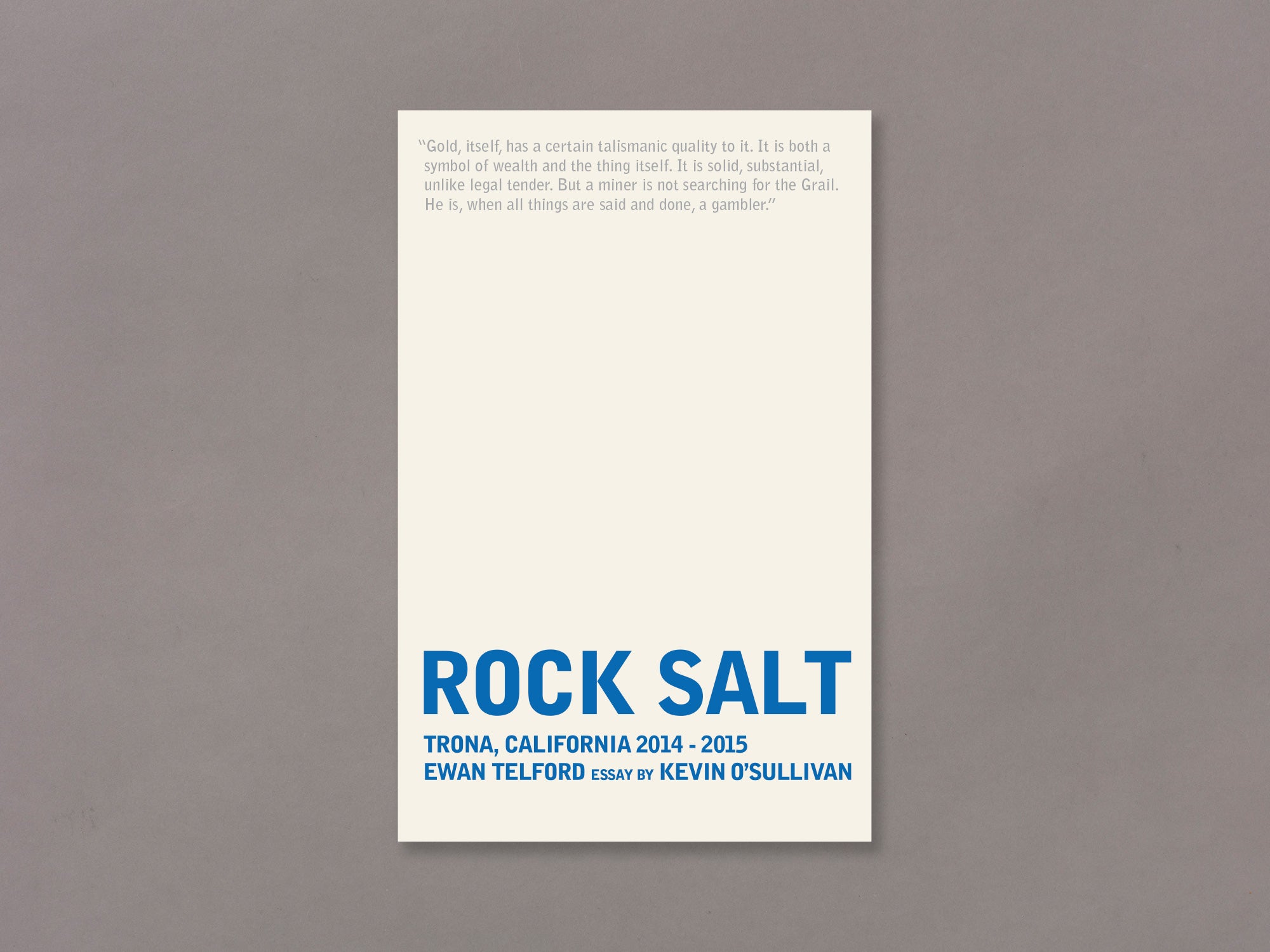 Ewan Telford - Rock Salt