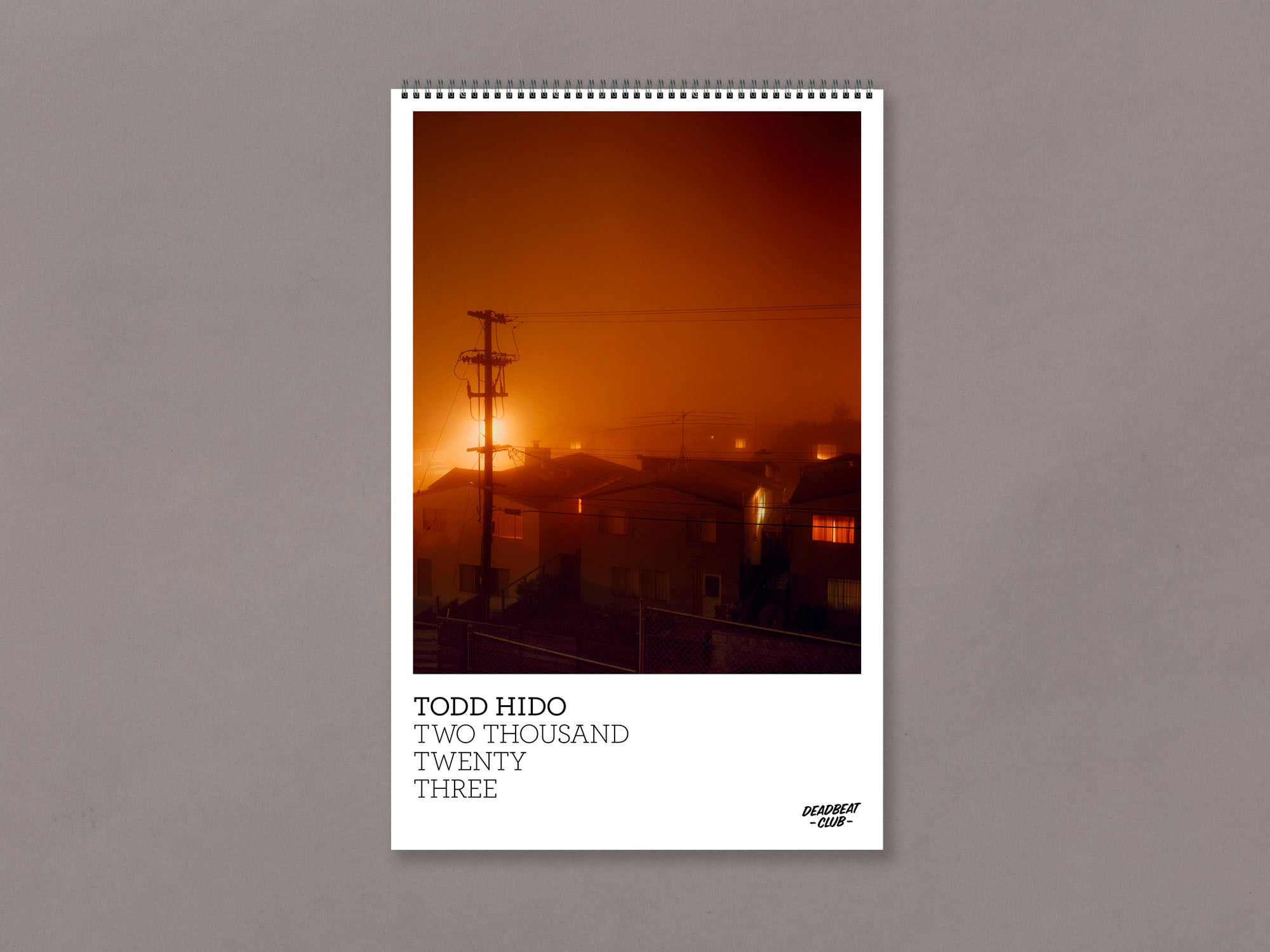 2023 Calendar - Todd Hido