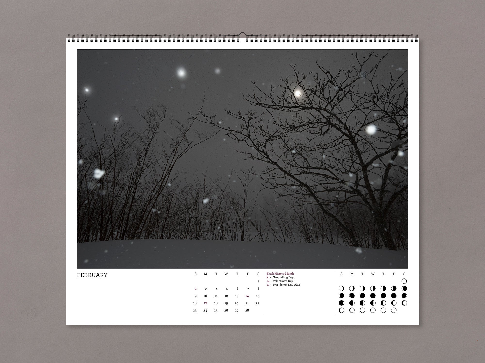 2025 Calendar - Todd Hido