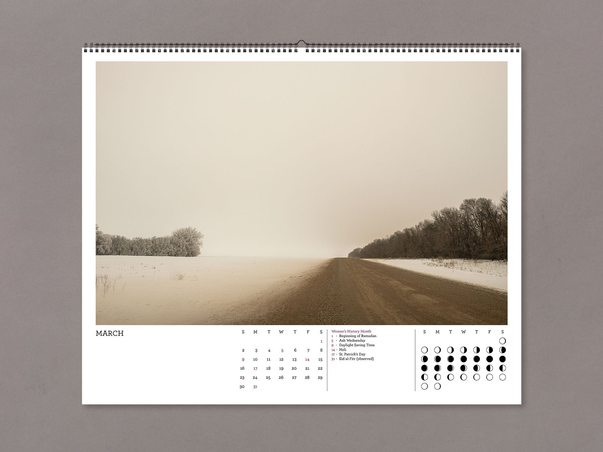 2025 Calendar - Todd Hido