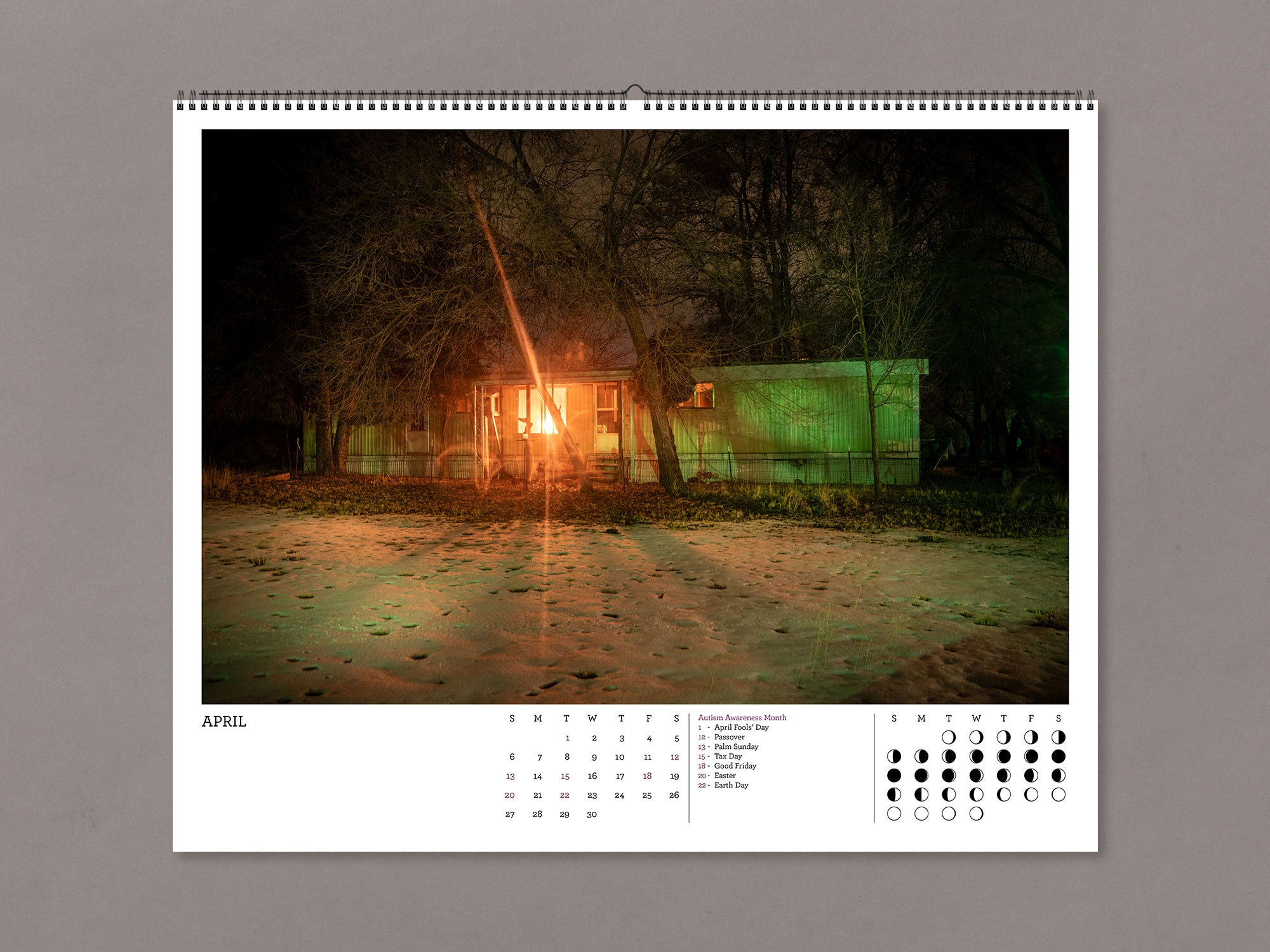 2025 Calendar - Todd Hido