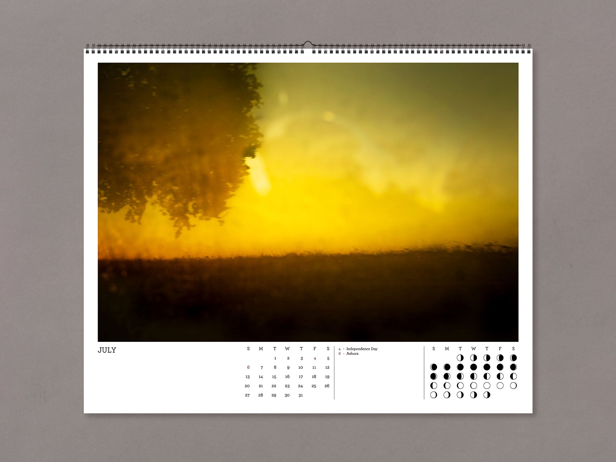 2025 Calendar - Todd Hido