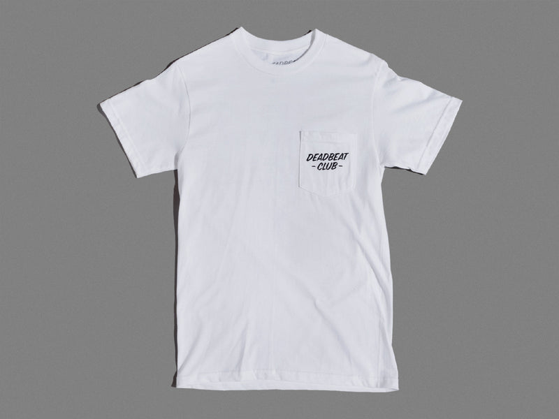 Deadbeat Club Pocket Shirt - White