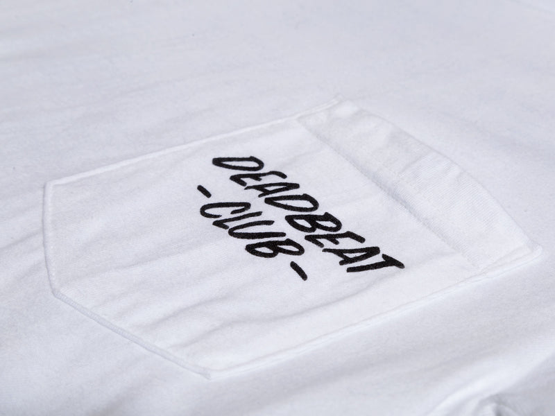 Deadbeat Club Pocket Shirt - White